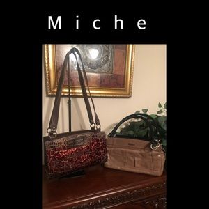 2 Miche bag’s with magnetic interchangeable covers